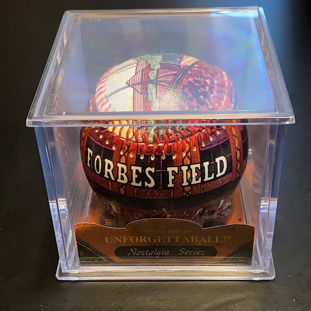 Forbes field unforgettable nostalgia series ball in protective hard plastic case